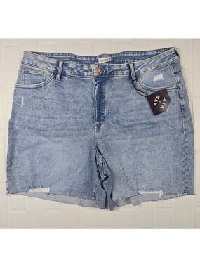 Ava & Viv  Acid Wash Cutoff Shorts Size 22